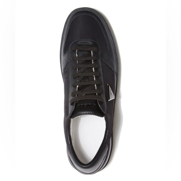 NWOB GUESS | Black Silea Triangle Low-Top Men’s Sneakers - Picture 3 of 12